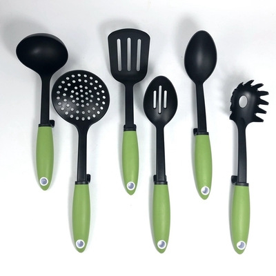 Conjunto de utensilios de cocina Cucharas de cocina de nylon resistentes al calor Turner Skimmer Paste Server