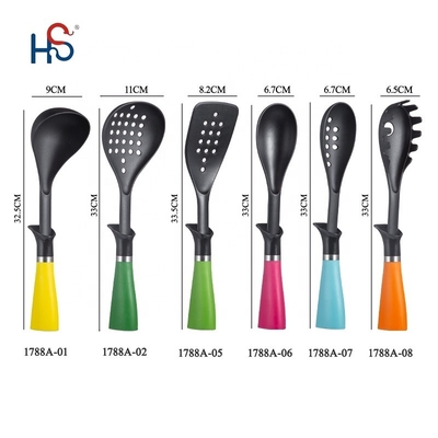 Herramientas de cocina no adhesivas Set de utensilios de nylon de 7 piezas para una experiencia de cocina sin esfuerzo