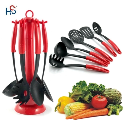 Conjunto de utensilios de cocina de nylon resistente a altas temperaturas para productos domésticos