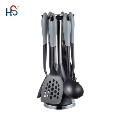 Conjunto de utensilios de cocina resistentes al calor de 6 piezas de nylon 66 antiadherente para cocinar sin problemas