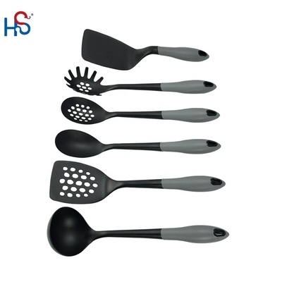 Conjunto de utensilios de cocina resistentes al calor de 6 piezas de nylon 66 antiadherente para cocinar sin problemas