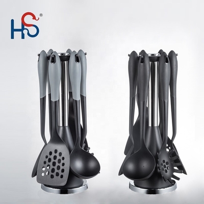 Conjunto de utensilios de cocina resistentes al calor de 6 piezas de nylon 66 antiadherente para cocinar sin problemas