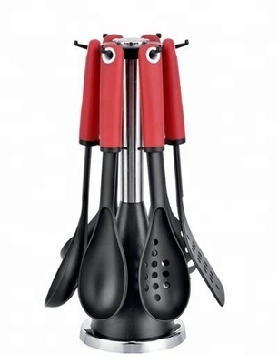 PA66 Conjunto de herramientas de cocina de plástico multifunción de 6 piezas para servir y cocinar