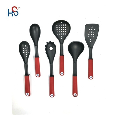 PA66 Conjunto de herramientas de cocina de plástico multifunción de 6 piezas para servir y cocinar