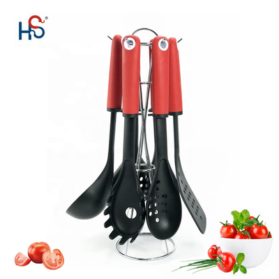 PA66 Conjunto de herramientas de cocina de plástico multifunción de 6 piezas para servir y cocinar