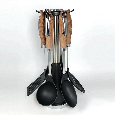 Cucharas de cocina resistentes al calor con tipo y material de plástico PA66