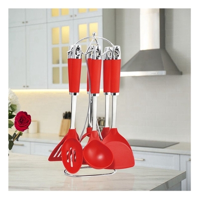 Cucharas de plástico PA66 sostenibles para cocinar utensilios y aparatos de cocina no adhesivos