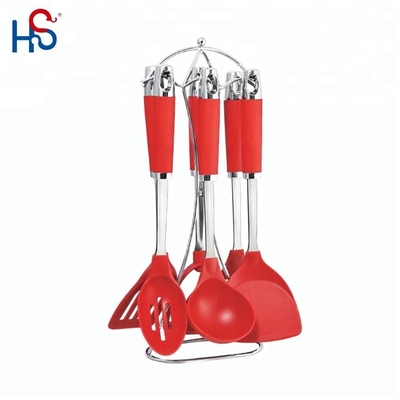 Cucharas de plástico PA66 sostenibles para cocinar utensilios y aparatos de cocina no adhesivos
