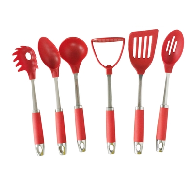 Cucharas de plástico PA66 sostenibles para cocinar utensilios y aparatos de cocina no adhesivos