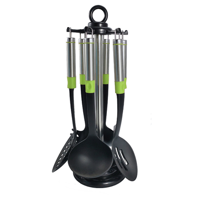 2023 utensilios de cocina conjuntos de utensilios de nylon para cocina profesional