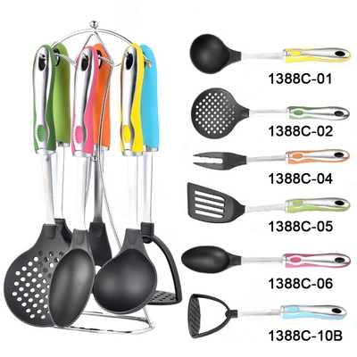 Logotipo personalizado Acceptable Set de accesorios de cocina de nylon para cocinar en casa