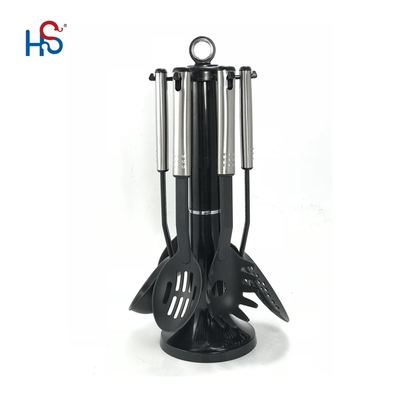 Conjunto de utensilios de cocina de acero inoxidable con mango resistente al calor hasta 210 ° C