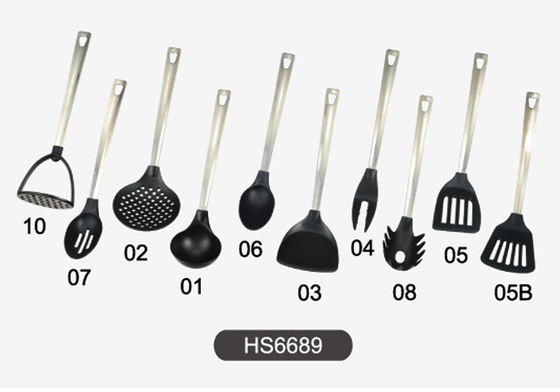 Conjunto de utensilios de cocina Herramientas de nylon Conjunto de cocina artículos de cocina para el hogar Accesorios de cocina