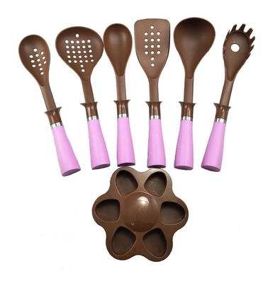 Home Kitchen Set de herramientas de la cocina de nylon Set de utensilios de cocina antiadherentes con certificación ISO9001