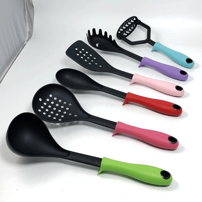 Cuchara sólida ecológica para alimentos Turner espátula cuchara con ranuras Whisk Acacia Silicio utensilios de cocina