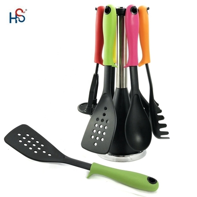 Cuchara sólida ecológica para alimentos Turner espátula cuchara con ranuras Whisk Acacia Silicio utensilios de cocina