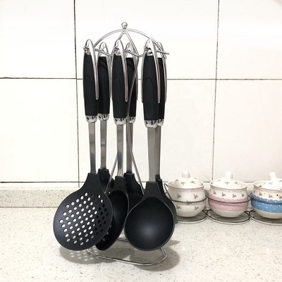7 Pcs de herramientas de cocina de nylon establecidos sólidos y duraderos para la cocina ecológica