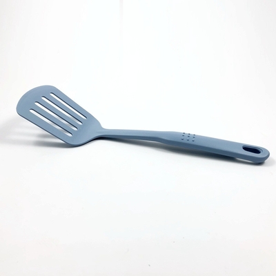 Modernos mangos de nylon utensilios de cuchara para servir sopa salsa minestra y pasta diseño negro