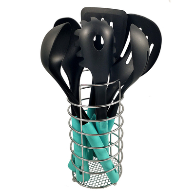 Colourful Handle Kitchen Utensil Set 7 Pieces para una cocina sostenible y ecológica