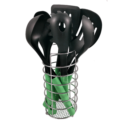 Colourful Handle Kitchen Utensil Set 7 Pieces para una cocina sostenible y ecológica