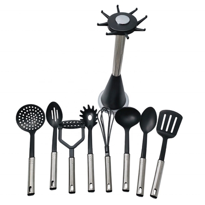 Herramientas y equipos de cocina utensilios de cocina de nylon no adhesivo conjunto con utensilios Tipo