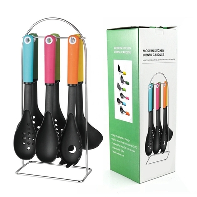 Mejore su experiencia de cocina con herramientas de cocina antiadherentes y mango de nylon TPR