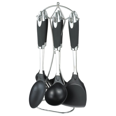 Dispositivos de cocina 6 piezas Conjunto de utensilios de cocina para cocinar a 210 °C Certificado ISO9001