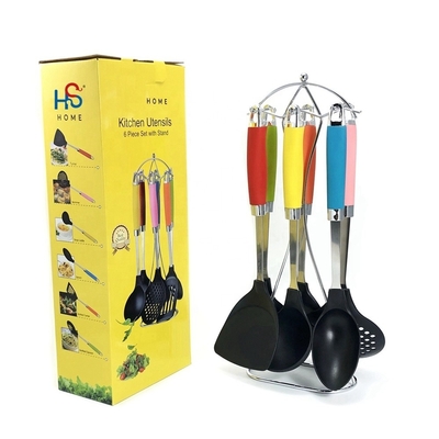 7PCS Conjunto de utensilios de cocina para el hogar Muestra de accesorios esenciales de cocina ODM o OEM