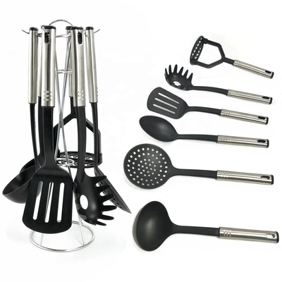 7 piezas de nylon Kitchen Utensil Set Accesorios de cocina seguros para cocinar sin esfuerzo
