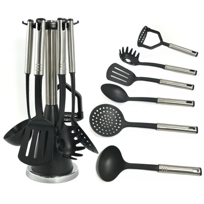 7 piezas de nylon Kitchen Utensil Set Accesorios de cocina seguros para cocinar sin esfuerzo