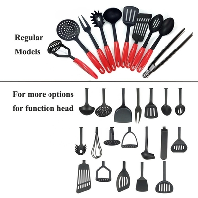 Equipo de utensilios de cocina de cocinero ABS no adhesivo para cocinas coloridas y ecológicas