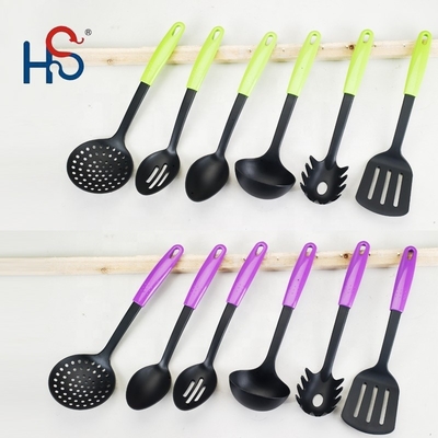 Equipo de utensilios de cocina de cocinero ABS no adhesivo para cocinas coloridas y ecológicas