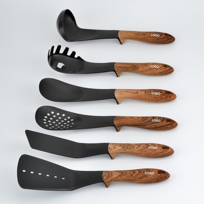 Conjunto de herramientas de utensilios de cocina no adhesivos sostenibles Accesorios de dispositivos de cocina resistentes al calor