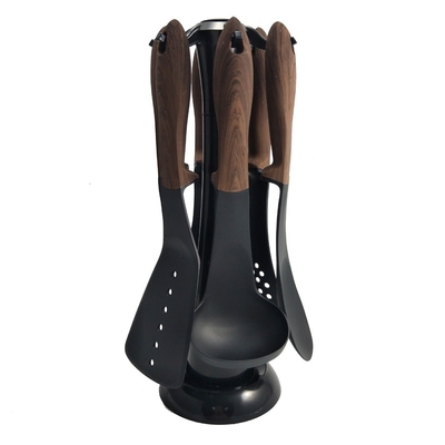 Conjunto de herramientas de utensilios de cocina no adhesivos sostenibles Accesorios de dispositivos de cocina resistentes al calor