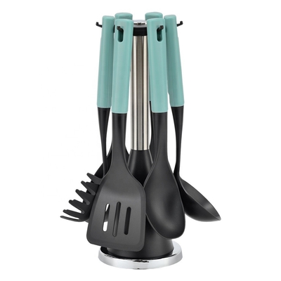 7 piezas utensilios de cocina utensilios de cocina con manijas de color duradero y resistente al calor