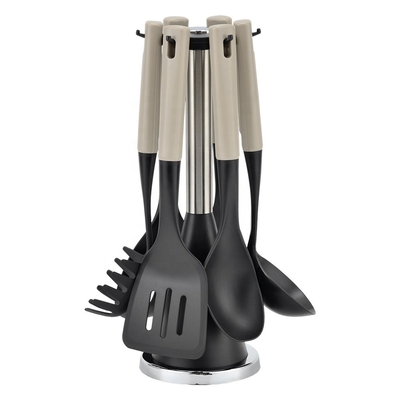 7 piezas utensilios de cocina utensilios de cocina con manijas de color duradero y resistente al calor