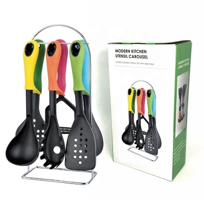 Herramientas de cocina antiadherentes a altas temperaturas de 210 grados para cocinas y utensilios domésticos de colores