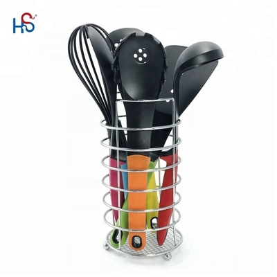 Conjunto de utensilios de cocina de nylon de anidación compacta Conjunto de utensilios de cocina ecológicos para su cocina