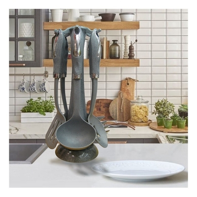 Herramientas y aparatos de cocina antiadherentes de 7 piezas para accesorios de cocina caseros de cualquier color